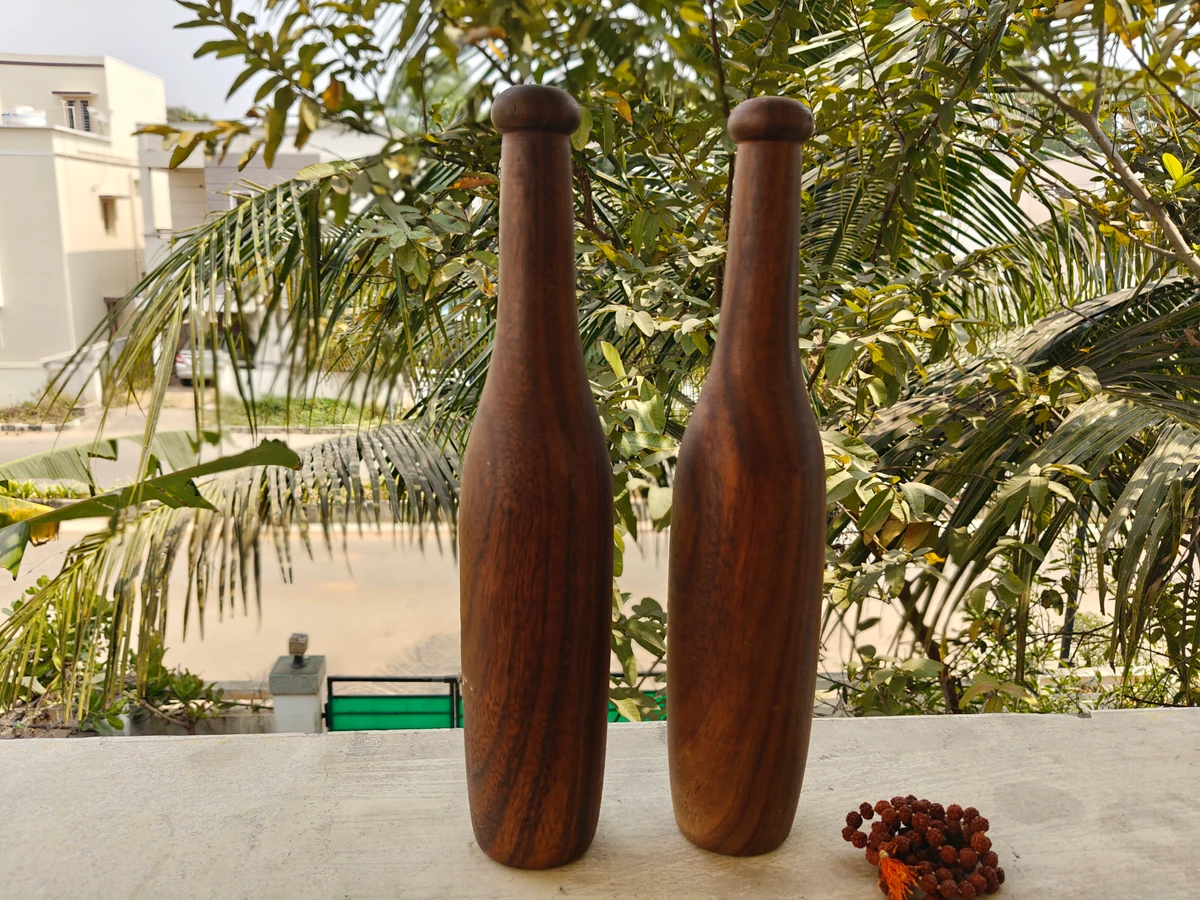 Arjun Wood Padi Karlai Set (Simple)