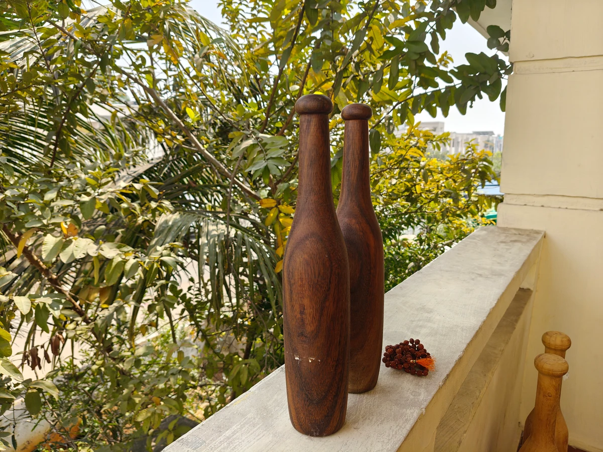 Arjun Wood Padi Karlai Set (Simple) 3