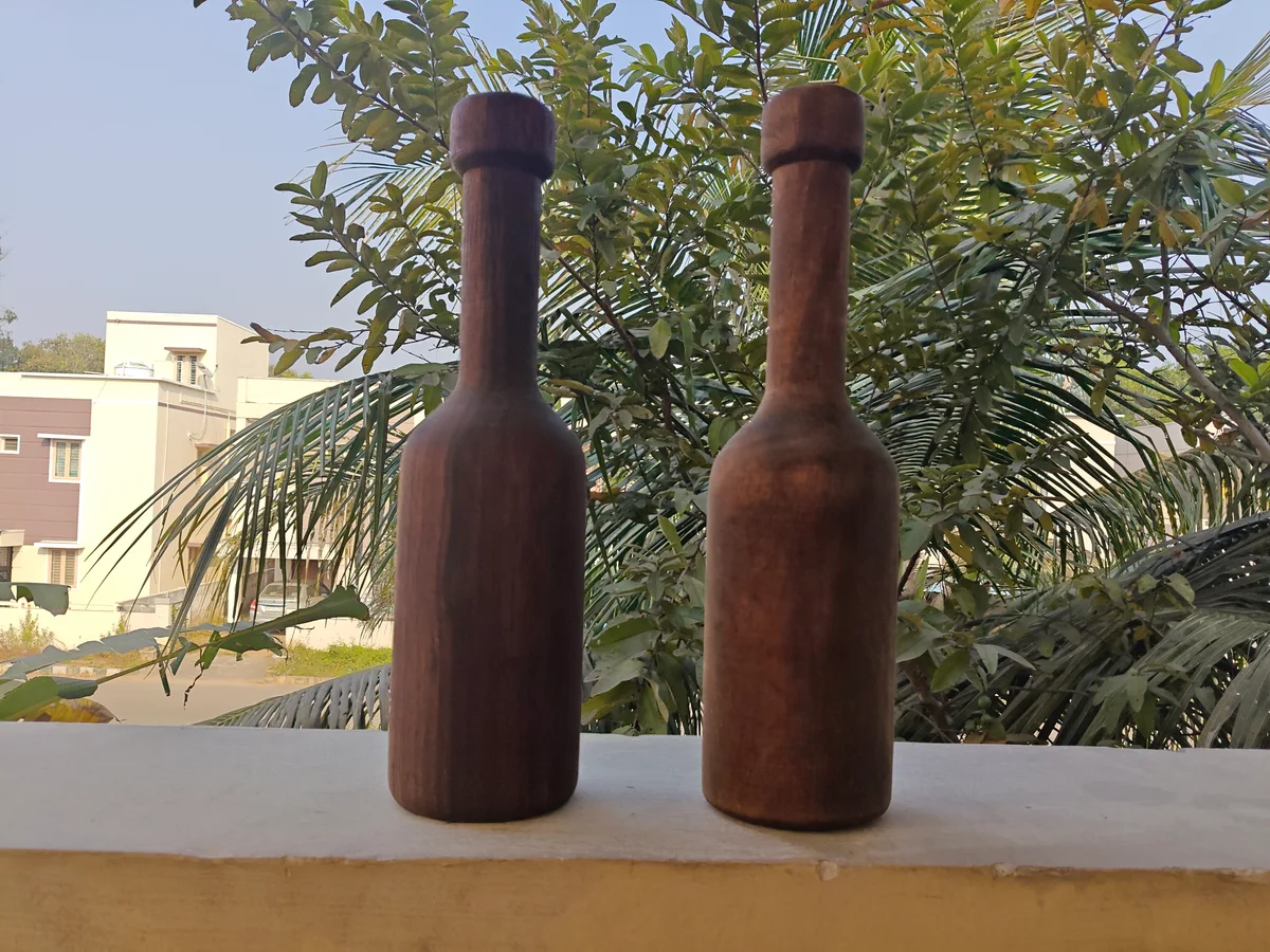 Arjun Wood Padi Karlai Set (Design Two)