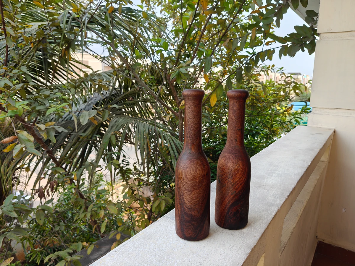 Light weight Arjun Wood Padi Karlai Pair (0.8 kg each)