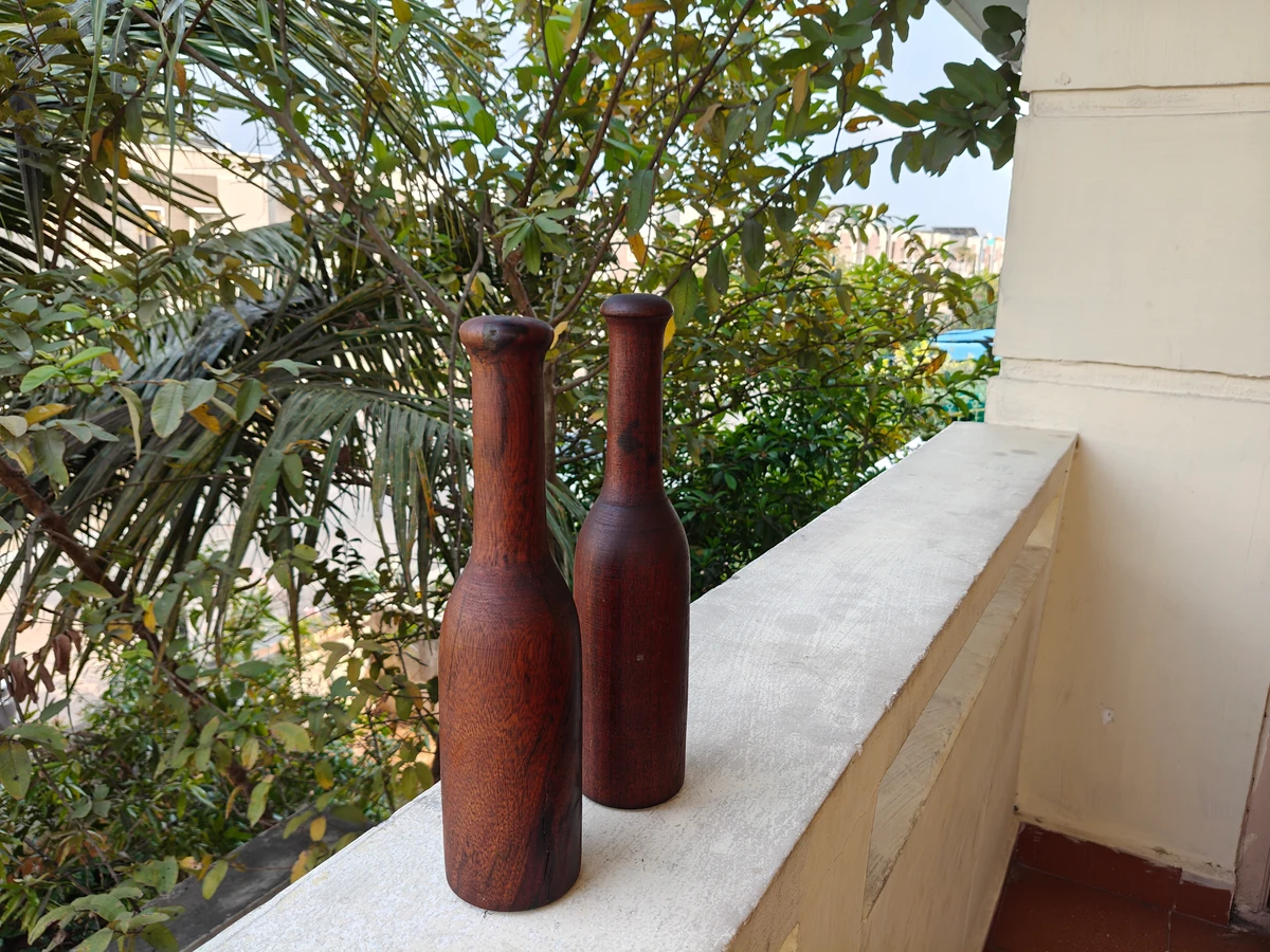 Light weight Arjun Wood Padi Karlai Pair (0.8 kg each) 4