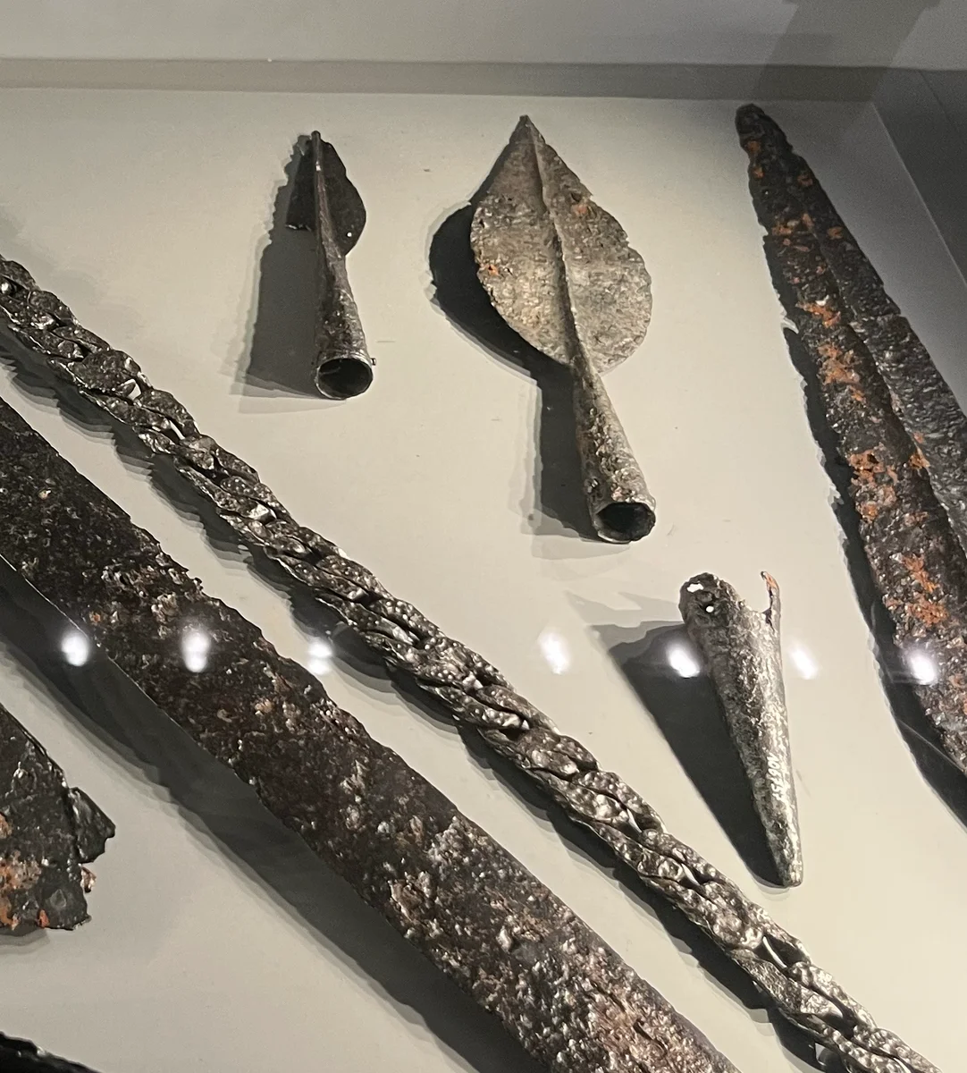 Iron weapons offered at a Celtic sanctuary — Lower Austria, later Iron Age